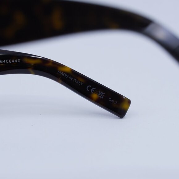 🕶️ New Saint Laurent SLM94 008 Sunglasses - Dark Havana Frame, Green Lenses - Picture 9 of 11